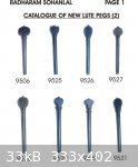 CATALOGUE OF NEW LUTE PEGS (2) PG1.jpg - 33kB